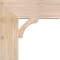 Ekena Millwork Legacy Block Smooth Bracket, Douglas Fir, 5 1/2"W x 18"D x 18"H BKT06X18X18LEC05SDF - alternate 4